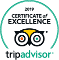 Tripadvisor - Certificate of Excellence 2019